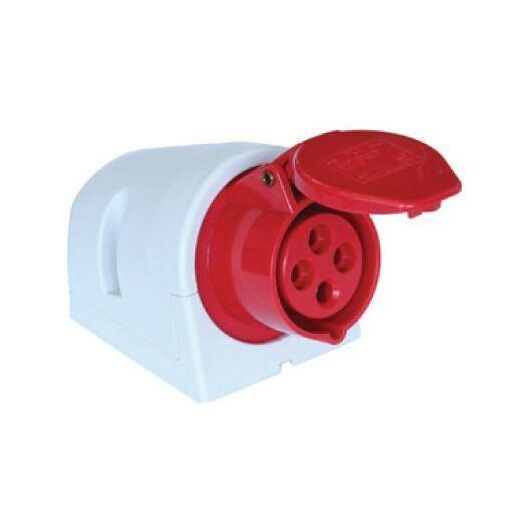Розетка наружн. уст. 32А 400В 3P+E IP44 DKC DISW040324 • Купить по низкой цене в интернет-магазине СМЭК