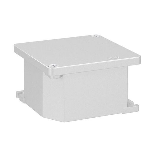 Коробка ответвительная 90х90х53мм IP66 RAL9006 окрашен. алюм. DKC 65300, изображение 2 • Купить по низкой цене в интернет-магазине СМЭК