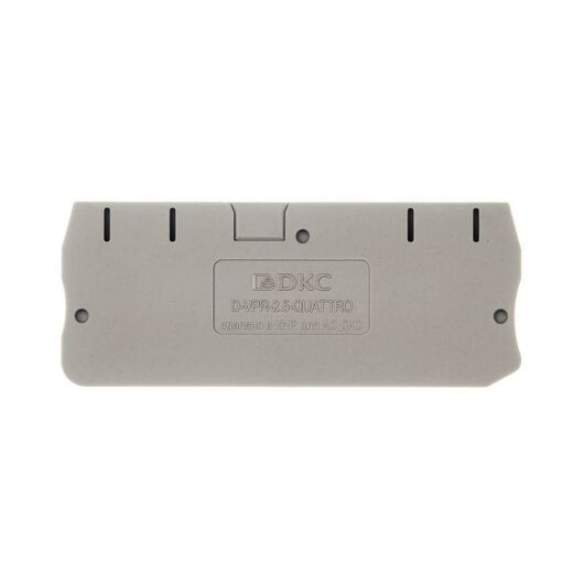 Изолятор торцевой для клеммы VPR-2.5-QUATTRO DKC D-VPR-2.5-QUATTRO • Купить по низкой цене в интернет-магазине СМЭК