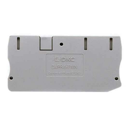 Изолятор торцевой для клемм VPR-6-TWIN (уп.100шт) DKC D-VPR-6-TWIN • Купить по низкой цене в интернет-магазине СМЭК