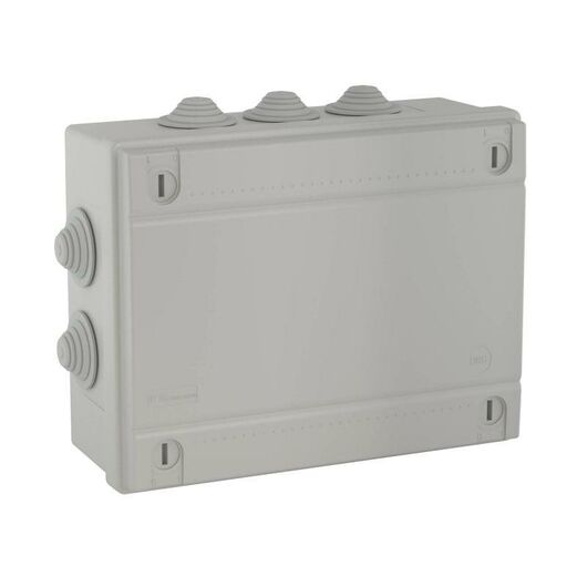 Коробка ответвит. с кабельными вводами 2х40мм + 6х32мм IP55 240х190х90мм DKC 54201 • Купить по низкой цене в интернет-магазине СМЭК