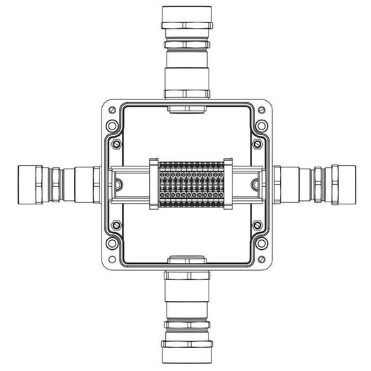 Коробка взрывозащищенная клеммная из полиэстера TBE-P-05-(12xCBC.2)-1xKA4MHK(A)-1xKA3MHK(B)-1xKA4MHK(C)-1xKA3MHK(D)1Ex e IIC Т5 Gb/ Ex tb IIIC T95град • Купить по низкой цене в интернет-магазине СМЭК