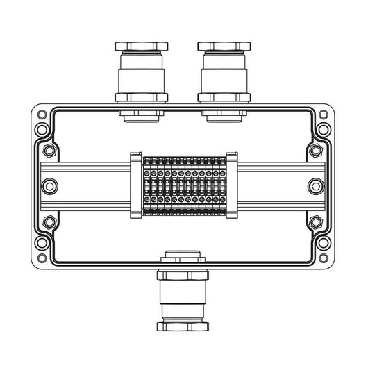 Коробка взрывозащищенная клеммная из полиэстера TBE-P-04-(12xCBC.2)-2xKH3MHK(A)-1xKH3MHK(C)1Ex e IIC Т5 Gb / Ex tb IIIC T95град.C DbIP66/КЗ DKC 1231.0 • Купить по низкой цене в интернет-магазине СМЭК