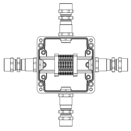 Коробка взрывозащищенная клеммная из полиэстера TBE-P-03-(6xCBC.2)-1xKA2MHK(A)-1xKA2MHK(B)-1xKA2MHK(C)-1xKA2MHK(D)1Ex e IIC Т5 Gb /Ex tb IIIC T95град. • Купить по низкой цене в интернет-магазине СМЭК