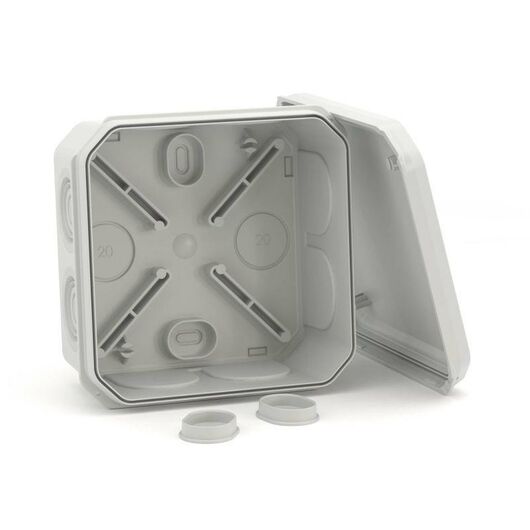 Коробка ответвительная с 8+2 кабельными вводами д.25/20мм IP55 85х85х40мм DKC 53785 • Купить по низкой цене в интернет-магазине СМЭК