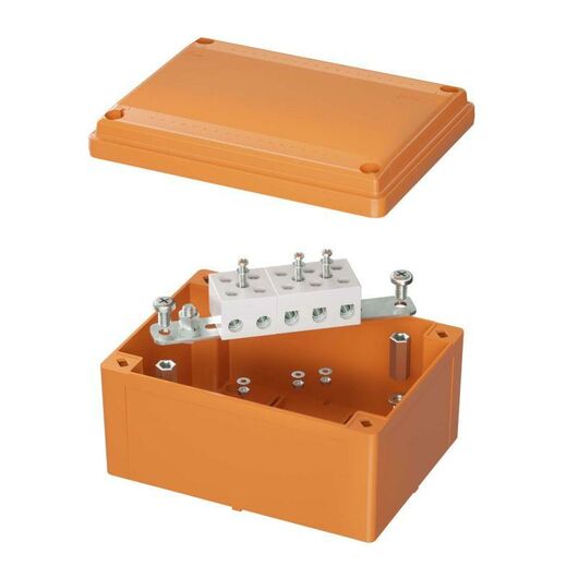 Коробка ответвительная FS 150х110х70мм 5р 450В 30А 16кв.мм с гладкими стенками и клеммн. IP56 пластик. DKC FSB20516 • Купить по низкой цене в интернет-магазине СМЭК