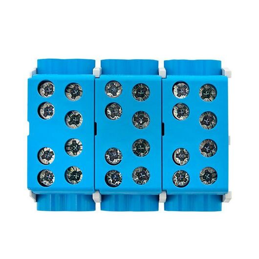 Клемма распределительная КСР с двойным винтом 2х35/2х25 син. PROxima EKF ksr-2.35-2.25-blue, изображение 6 • Купить по низкой цене в интернет-магазине СМЭК