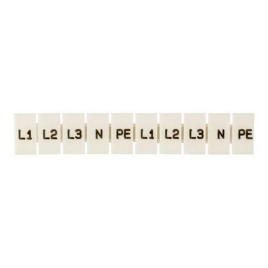 Маркеры для JXB-ST 1.5 с символами "L1. L2. L3. N. PE" (уп.100шт) PROxima EKF zb-st-1.5-L-1-3 • Купить по низкой цене в интернет-магазине СМЭК