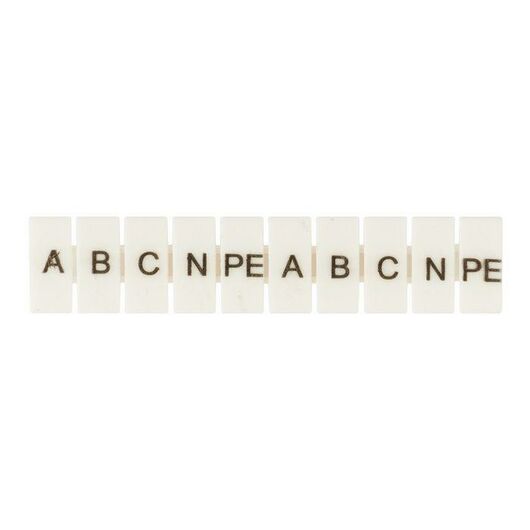 Маркеры для JXB-ST 6 с символами "A. B. C. N. PE" (уп.100шт) PROxima EKF zb-st-6-A-PE • Купить по низкой цене в интернет-магазине СМЭК