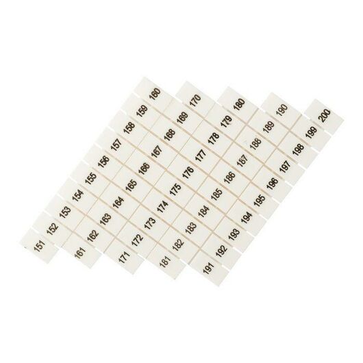 Маркеры для JXB-ST 2.5 с нумерацией 150-200 (уп.100шт) PROxima EKF zb-st-2.5-150-200 • Купить по низкой цене в интернет-магазине СМЭК