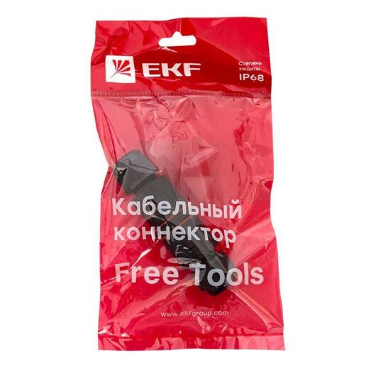 Коннектор кабельный I-образ. СМК 3PIN IP68 FreeTools PROxima EKF cct2-smk3, изображение 5 • Купить по низкой цене в интернет-магазине СМЭК