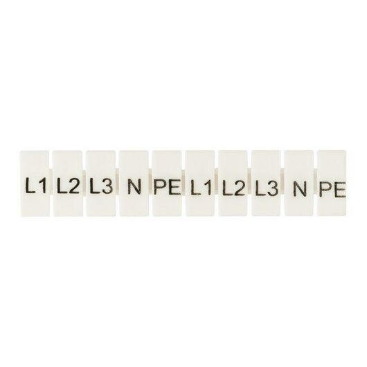 Маркеры для JXB-ST 4 с символами "L1. L2. L3. N. PE" (уп.100шт) PROxima EKF zb-st-4-L-1-3 • Купить по низкой цене в интернет-магазине СМЭК