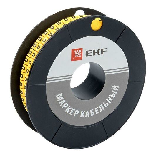 Маркер каб. 1.5кв.мм "B" (к-1000ед) (ЕС-0) EKF plc-KM-1.5-B, изображение 2 • Купить по низкой цене в интернет-магазине СМЭК