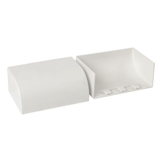 Заглушка 100х40 бел. Plast PROxima (уп.2шт) EKF ecw-100-40x2, изображение 2 • Купить по низкой цене в интернет-магазине СМЭК