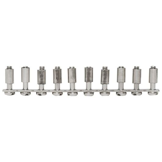 Перемычка тип 10PIN для двухуровневых клемм 4.0кв.мм (уп.10шт) EKF plc-per-10PIN-2-4, изображение 6 • Купить по низкой цене в интернет-магазине СМЭК