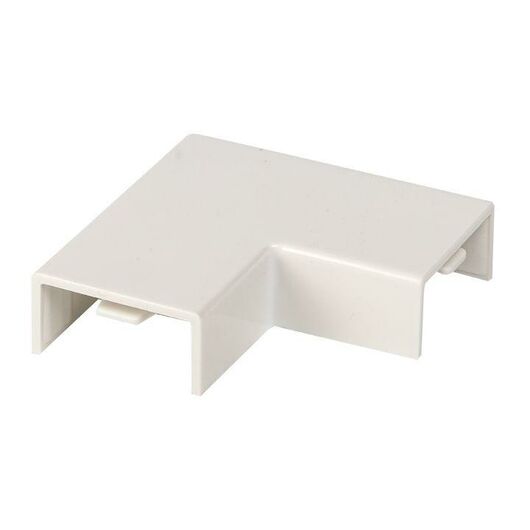 Поворот на 90град. 20х10 бел. Plast PROxima (уп.4шт) EKF abw-20-10x4, изображение 2 • Купить по низкой цене в интернет-магазине СМЭК