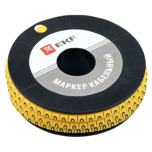 Маркер каб. 4.0кв.мм "0" (ЕС-2) (уп.500шт) EKF plc-KM-4-0, изображение 2 • Купить по низкой цене в интернет-магазине СМЭК