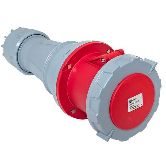 Розетка переносная 2452 3Р+РЕ+N 125А 380В IP67 PROxima EKF ps-2452-125-380, изображение 2 • Купить по низкой цене в интернет-магазине СМЭК