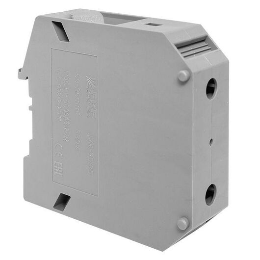 Колодка клеммная JXB-95/35 сер. EKF plc-jxb-95/35gy, изображение 2 • Купить по низкой цене в интернет-магазине СМЭК