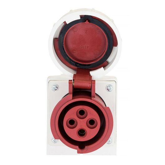 Розетка стационарная наружная 1142 3Р+РЕ 16А 380В IP67 PROxima EKF ps-1142-16-380, изображение 2 • Купить по низкой цене в интернет-магазине СМЭК