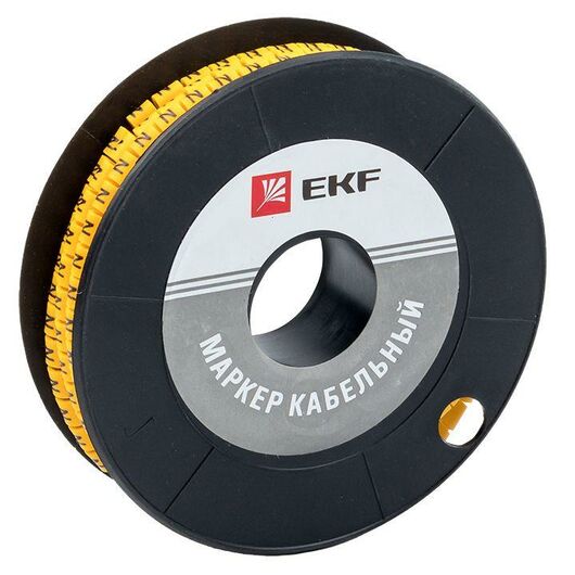 Маркер каб. 4.0кв.мм "N" (ЕС-2) (уп.500шт) EKF plc-KM-4-N, изображение 2 • Купить по низкой цене в интернет-магазине СМЭК