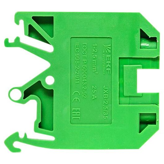 Колодка клеммная JXB-2.5/35 (25а) зел. EKF plc-jxb-2.5/35gn, изображение 7 • Купить по низкой цене в интернет-магазине СМЭК