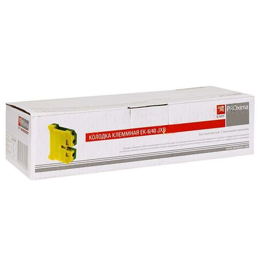 Колодка клеммная EK-4/32 JXB земля EKF plc-ek-4/32, изображение 3 • Купить по низкой цене в интернет-магазине СМЭК