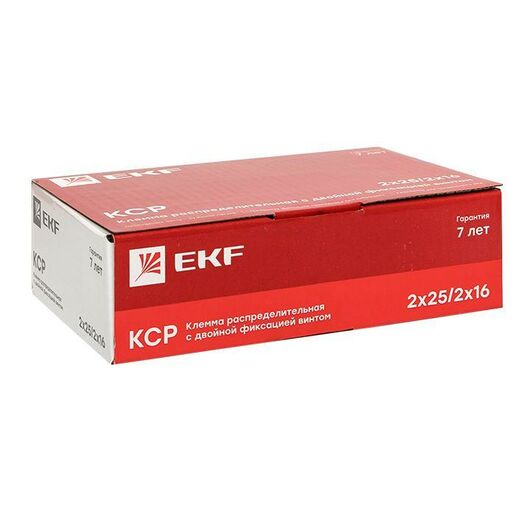 Клемма распределительная КСР с двойным винтом 2х25/2х16 син. PROxima EKF ksr-2.25-2.16-blue, изображение 11 • Купить по низкой цене в интернет-магазине СМЭК