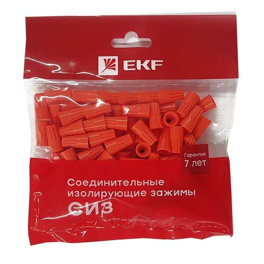 Соединитель проводов СИЗ-3 1.5-5.75кв.мм (уп.100шт) EKF plc-cc-5, изображение 3 • Купить по низкой цене в интернет-магазине СМЭК
