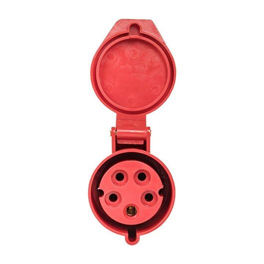 Розетка кабельная 16А 380В 3P+РЕ+N IP44 (215) EKF ps-215-16-380 • Купить по низкой цене в интернет-магазине СМЭК