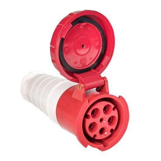 Розетка кабельная 63А 380В 3P+РЕ+N IP67 (235) EKF ps-235-63-380, изображение 7 • Купить по низкой цене в интернет-магазине СМЭК