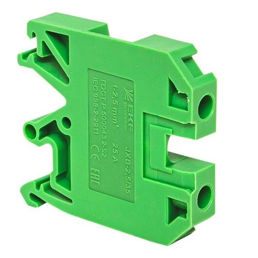 Колодка клеммная JXB-2.5/35 (25а) зел. EKF plc-jxb-2.5/35gn, изображение 6 • Купить по низкой цене в интернет-магазине СМЭК