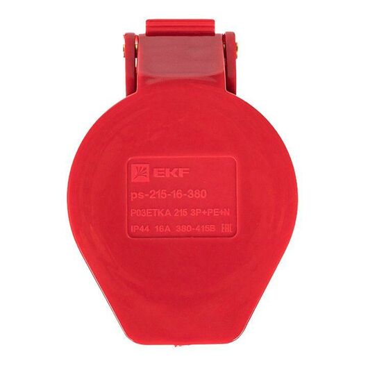 Розетка кабельная 16А 380В 3P+РЕ+N IP44 (215) EKF ps-215-16-380, изображение 7 • Купить по низкой цене в интернет-магазине СМЭК