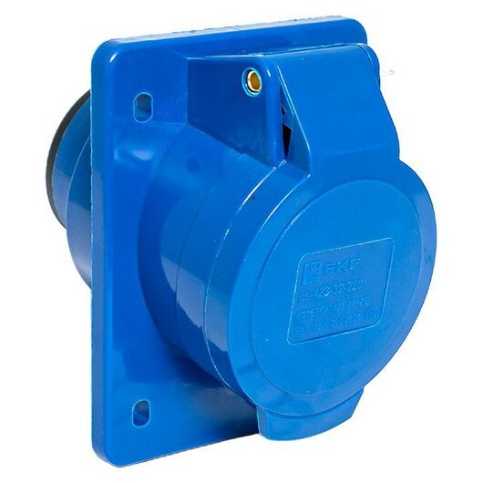 Розетка скрыт. уст. 32А 220В 2P+E IP44 (423) EKF ps-423-32-220, изображение 6 • Купить по низкой цене в интернет-магазине СМЭК