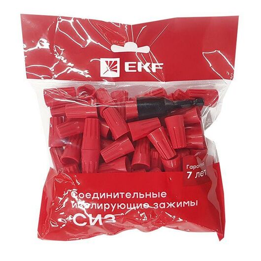 Соединитель проводов СИЗ-5 3-17кв.мм (уп.100шт) EKF plc-cc-8 • Купить по низкой цене в интернет-магазине СМЭК