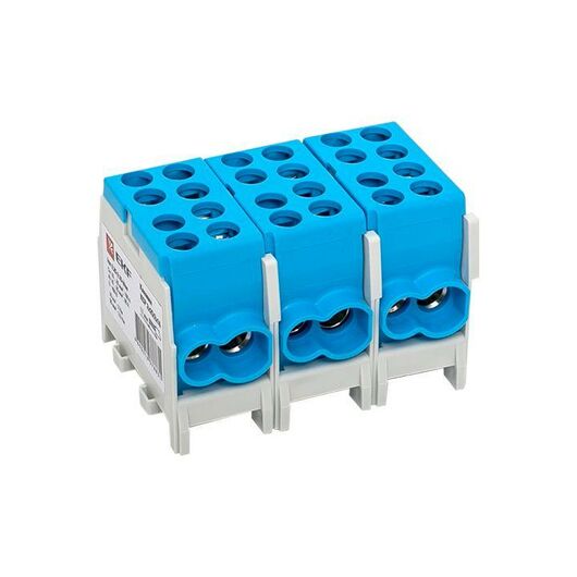 Клемма распределительная КСР с двойным винтом 2х25/2х16 син. PROxima EKF ksr-2.25-2.16-blue • Купить по низкой цене в интернет-магазине СМЭК