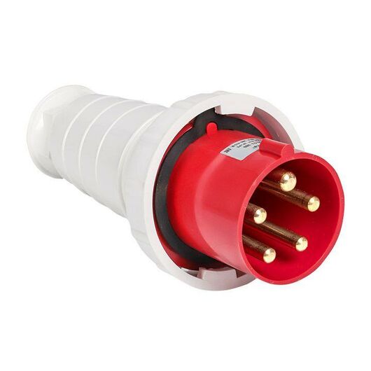 Вилка переносная 035 63А 3P+PE+N 380В IP67 EKF ps-035-63-380, изображение 3 • Купить по низкой цене в интернет-магазине СМЭК