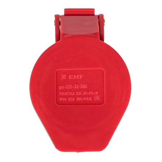 Розетка кабельная 32А 380В 3P+РЕ+N IP44 (225) EKF ps-225-32-380, изображение 6 • Купить по низкой цене в интернет-магазине СМЭК