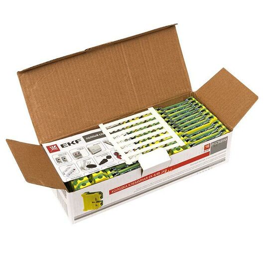 Колодка клеммная EK-4/32 JXB земля EKF plc-ek-4/32, изображение 4 • Купить по низкой цене в интернет-магазине СМЭК