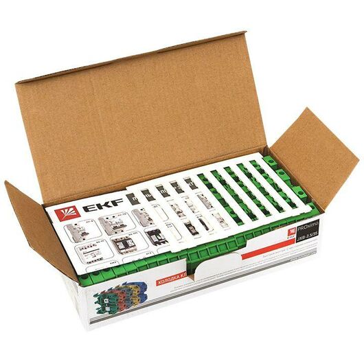 Колодка клеммная JXB-2.5/35 (25а) зел. EKF plc-jxb-2.5/35gn, изображение 4 • Купить по низкой цене в интернет-магазине СМЭК