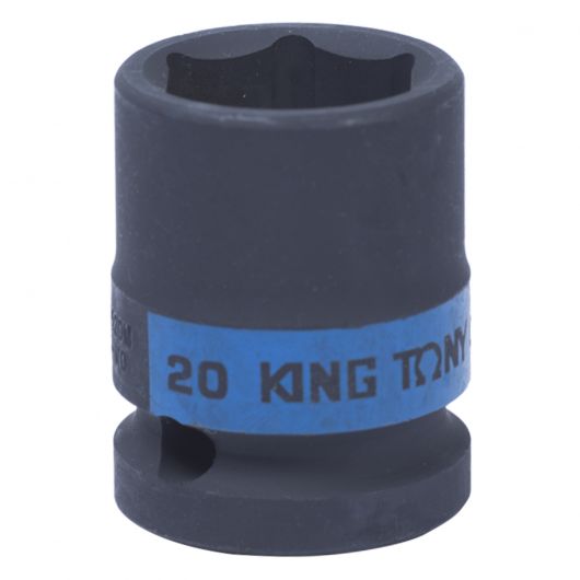 KING TONY Головка торцевая ударная шестигранная 1/2", 20 мм, изображение 3 • Купить по низкой цене в интернет-магазине СМЭК