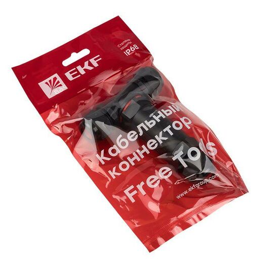 Коннектор кабельный Т-образный (клеммник 5PIN) IP68 FreeTools EKF plc-uac-cb5T, изображение 5 • Купить по низкой цене в интернет-магазине СМЭК