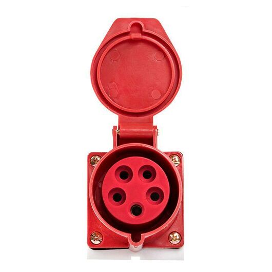 Розетка наружн. уст. 32А 380В 3P+РЕ+N IP44 (125) EKF ps-125-32-380 • Купить по низкой цене в интернет-магазине СМЭК