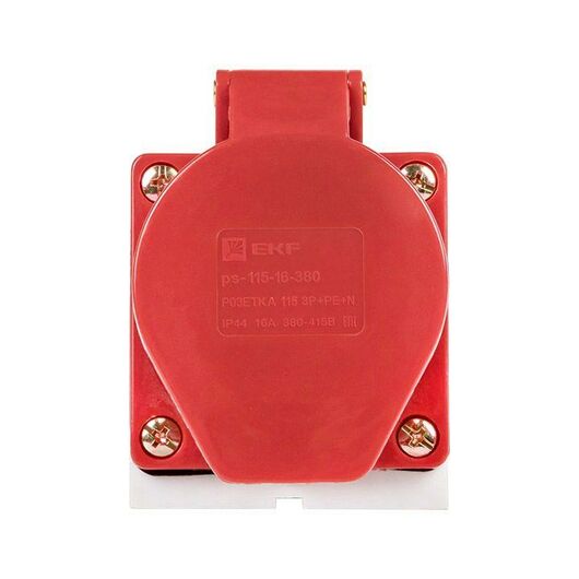 Розетка наружн. уст. 115 16А 3P+PE+N 380В IP44 PROxima EKF ps-115-16-380, изображение 7 • Купить по низкой цене в интернет-магазине СМЭК
