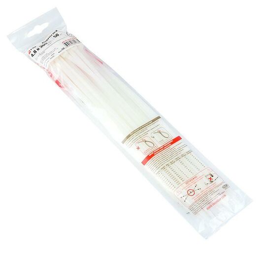 Хомут P6.6 4.8х300 FlexLock стандартный бел. (уп.100шт) PROxima EKF plc-fl-ctsw-4.8x300, изображение 3 • Купить по низкой цене в интернет-магазине СМЭК
