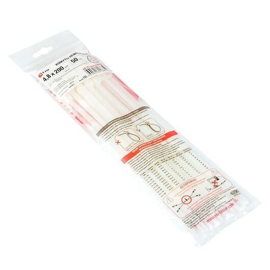 Хомут P6.6 4.8х200 FlexLock стандартный бел. (уп.100шт) PROxima EKF plc-fl-ctsw-4.8x200, изображение 4 • Купить по низкой цене в интернет-магазине СМЭК