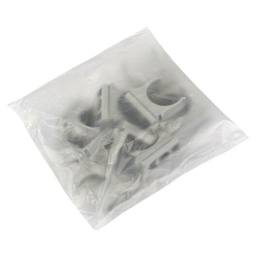 Держатель для труб (клипса) d25мм (уп.10шт) Plast PROxima EKF derj-z-25n-r • Купить по низкой цене в интернет-магазине СМЭК