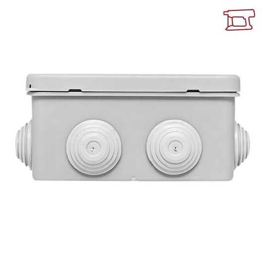 Коробка распаячная КМР-030-014 наружная с крышкой 100х100х55 АБС 8 мембранных вводов IP54 EKF plc-kmr-030-014, изображение 5 • Купить по низкой цене в интернет-магазине СМЭК