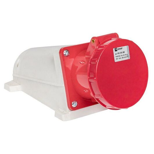 Розетка кабельная 125А 380В 3P+РЕ+N IP44 (145) EKF ps-145-125-380, изображение 6 • Купить по низкой цене в интернет-магазине СМЭК