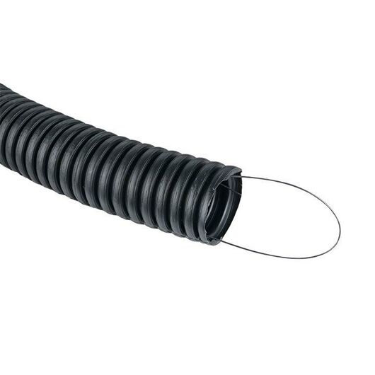 Труба гофрированная ПНД d32мм с протяжкой черн. (уп.50м) Plast PROxima EKF tpnd-32n • Купить по низкой цене в интернет-магазине СМЭК